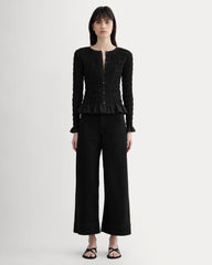 womens-smocked-cardigan-black