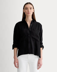 womens-tencel-boxy-shirt-black | primary