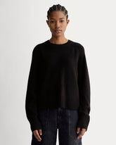 womens-cashmere-boxy-crew-sweater-new-black | primary