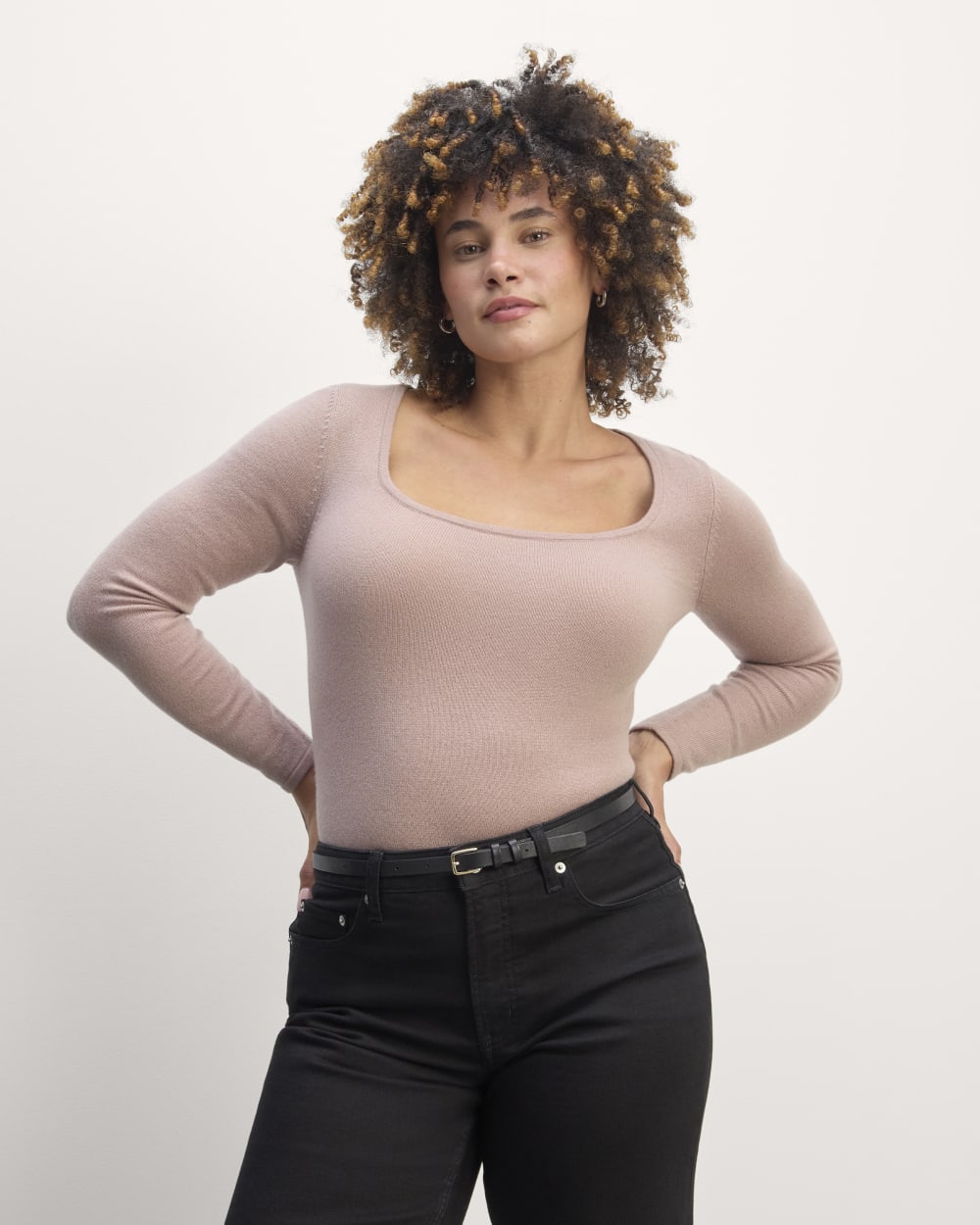 womens-cashmere-square-neck-sweater-dusty-rose | primary