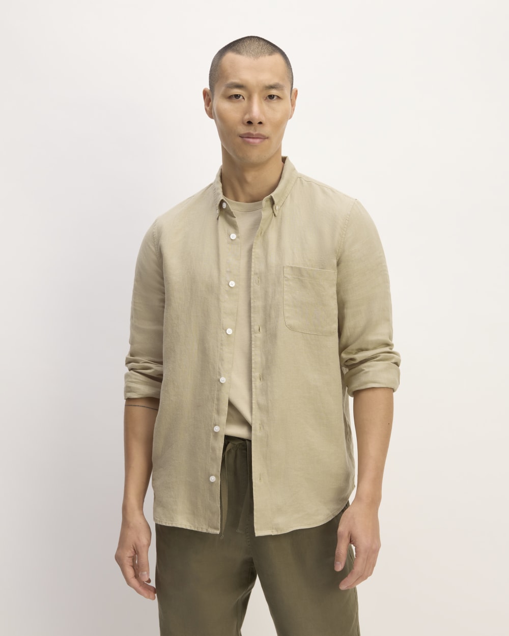 mens-linen-ls-shirt-trench-coat-khaki | primary
