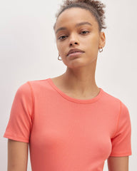 womens-supima-micro-rib-ss-crew-coral