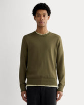 mens-no-sweat-cotton-sweater-olive | primary