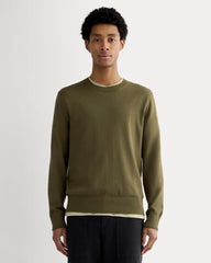 mens-no-sweat-cotton-sweater-olive | primary