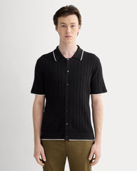 mens-no-sweat-button-down-polo-black2 | primary