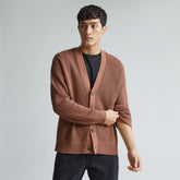 mens-no-sweat-ribbed-cardigan-cocoa-brown | primary