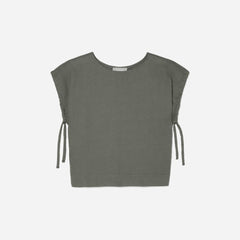 womens-drawstring-tunic-pewter-green | alt