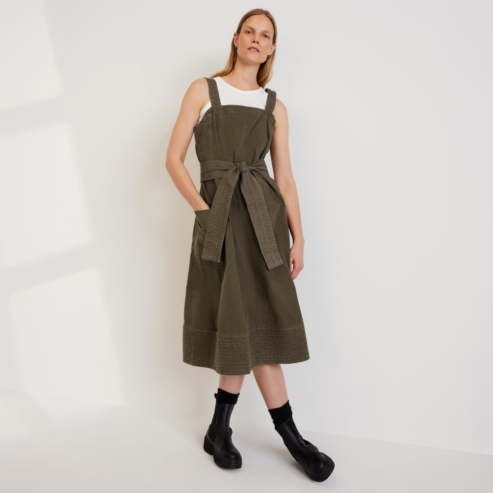 womens-organic-cotton-herringbone-dress-beech | primary