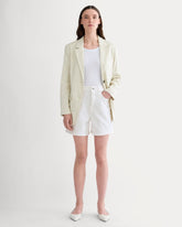 womens-a-line-denim-short-white | primary