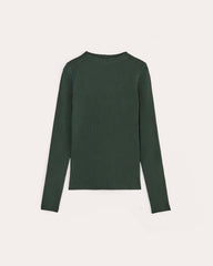 womens-luxe-rib-funnel-neck-tee-scarab | alt