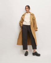 womens-cotton-long-trench-coat-toasted-coconut | primary
