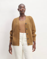 womens-felted-merino-cardigan-deep-camel | primary