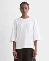 womens-oversized-varsity-tee-cotton-white | primary