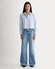 womens-silky-cttn-cropped-shirt-chambray-blue