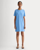 womens-organic-weekend-tee-dress-blue-opal | primary