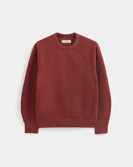 womens-fleece-raglan-crewneck-merlot | alt