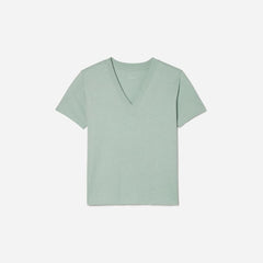 womens-hemp-ctn-v-tee-sage-sage | alt