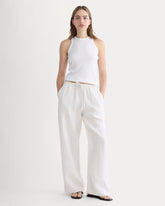 womens-drawstring-pant-in-linen-natural-chambray | primary