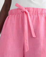womens-drawstring-boxer-short-in-linen-deep-pink