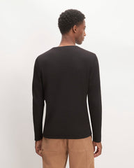 mens-waffle-long-sleeve-henley-black