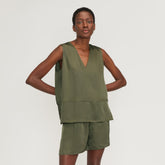 womens-satin-v-neck-top-kalamata | primary