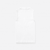 womens-pima-micro-rib-funnel-neck-tank-white | alt
