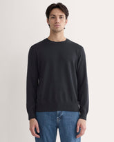 mens-no-sweat-cotton-sweater-heather-midnight | primary
