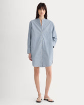 womens-relaxed-shirt-dress-soft-cotton-bone-mazarine-blue | primary