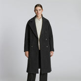 womens-italian-rewool-long-peacoat-heathered-black | primary