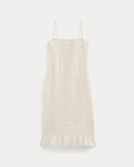womens-smocked-column-dress-bone | alt
