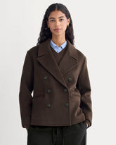 womens-rewool-short-peacoat-dark-chocolate | primary