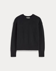 womens-organic-cotton-crew-sweater-black | alt