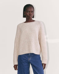 womens-cloud-fisherman-crew-sweater-heathered-oat | primary