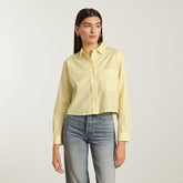 womens-silky-cttn-cropped-shirt-pastel-yellow | primary