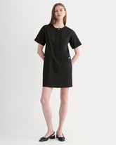 womens-safari-mini-dress-black | primary