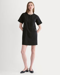 womens-safari-mini-dress-black | primary