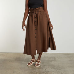 womens-easy-button-front-skirt-espresso | primary