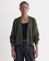 womens-organic-cotton-relaxed-cardigan-dark-green | primary
