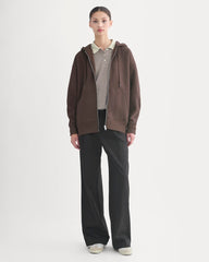 womens-luxe-fleece-oversized-zip-hoodie-dark-chocolate