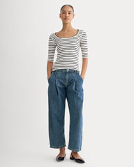 womens-supima-micro-rib-scoop-neck-bone-black-stripe