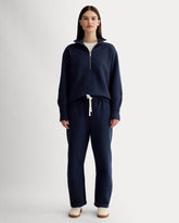 womens-laid-back-fleece-sweatpant-navy | primary
