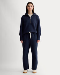 womens-laid-back-fleece-sweatpant-navy | primary