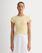 womens-rib-knit-organic-cotton-crew-banana-crepe | primary