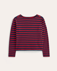 womens-modern-breton-tee-navy-classic-red | alt