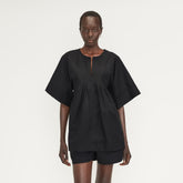 womens-poplin-tunic-black | primary