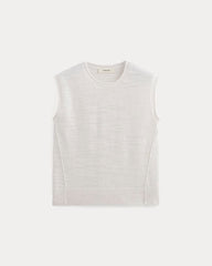 womens-muscle-sweater-cotton-linen-white | alt