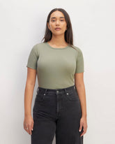 womens-supima-micro-rib-ss-crew-sage-green | primary