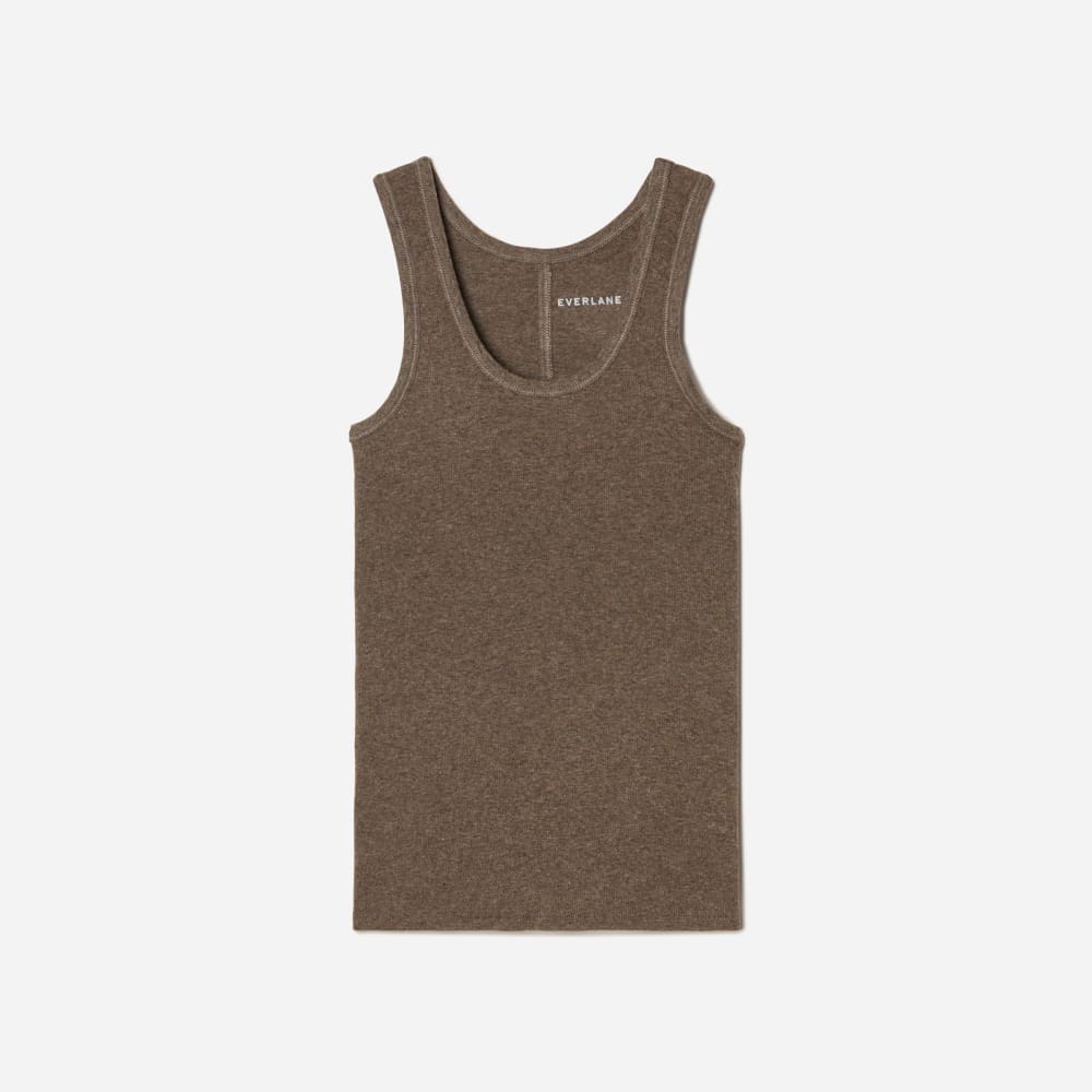 womens-pima-micro-rib-u-tank-hthr-fatigue | alt