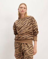 womens-retrack-oversized-crew-cocoa-tigers-eye-brown | primary