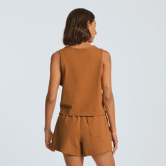 womens-premium-cropped-pocket-tank-tawny-brown | alt
